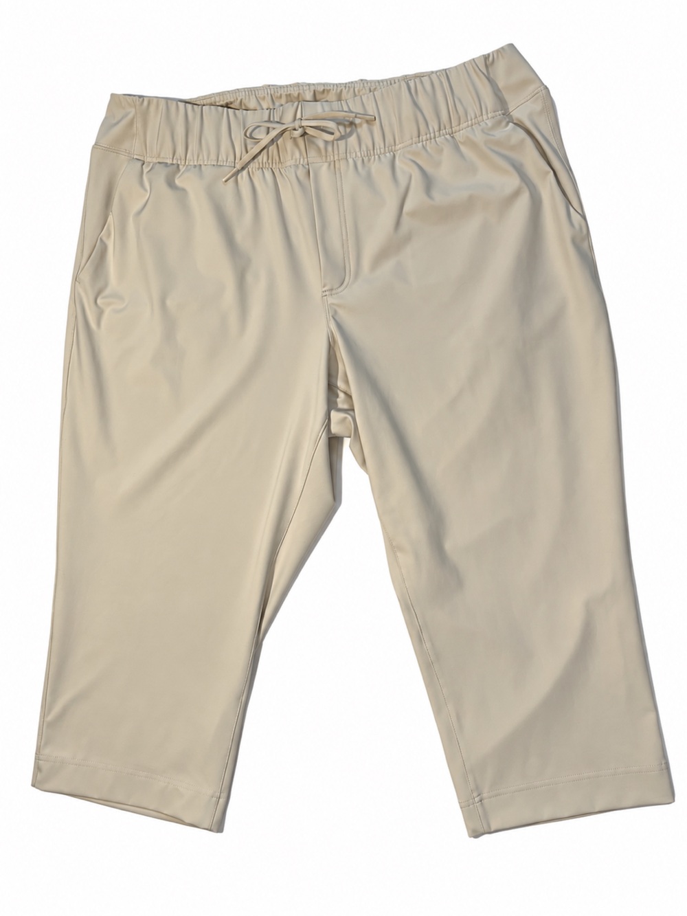 Lane Bryant Cream Capri Drawstring Stretch Pants size 18/20